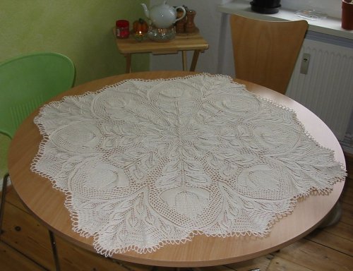 Lyra Doily finished