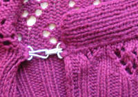 Arisaig cardigan - hook closure