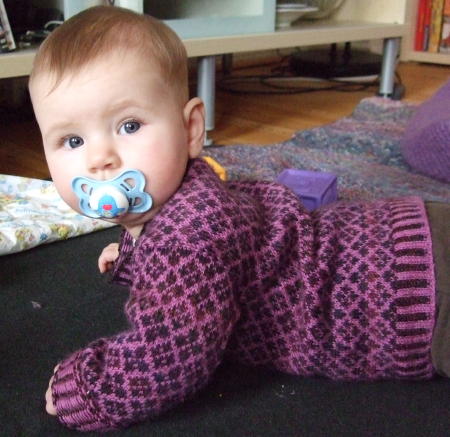Baby's First Fair Isle sweater