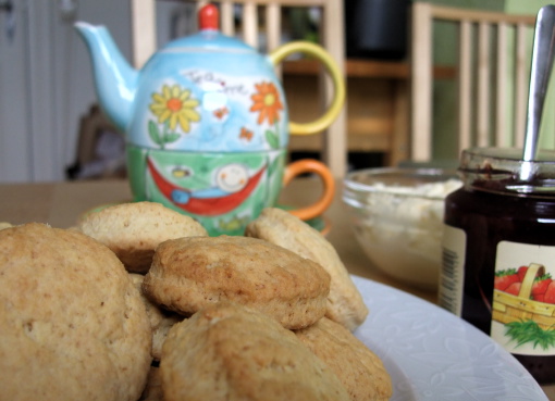 Tea Time with not quite scones