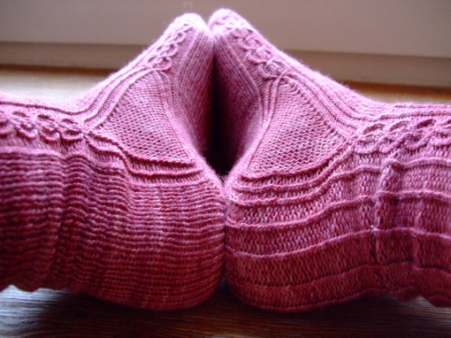 Firestarter Socks - Not quite a matching pair