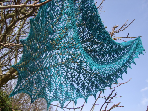 Prairie Rose Shawl