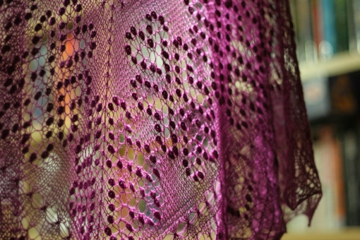 Hearts in Estonia Shawl - lovely nupps