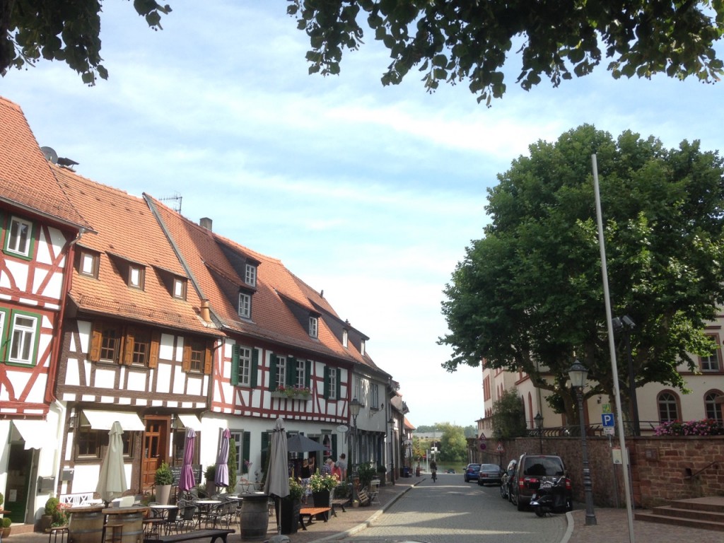 Seligenstadt at the river Main