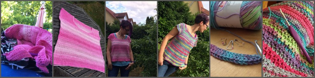 Gehäkelte T-Shirts - Schön für den Sommer