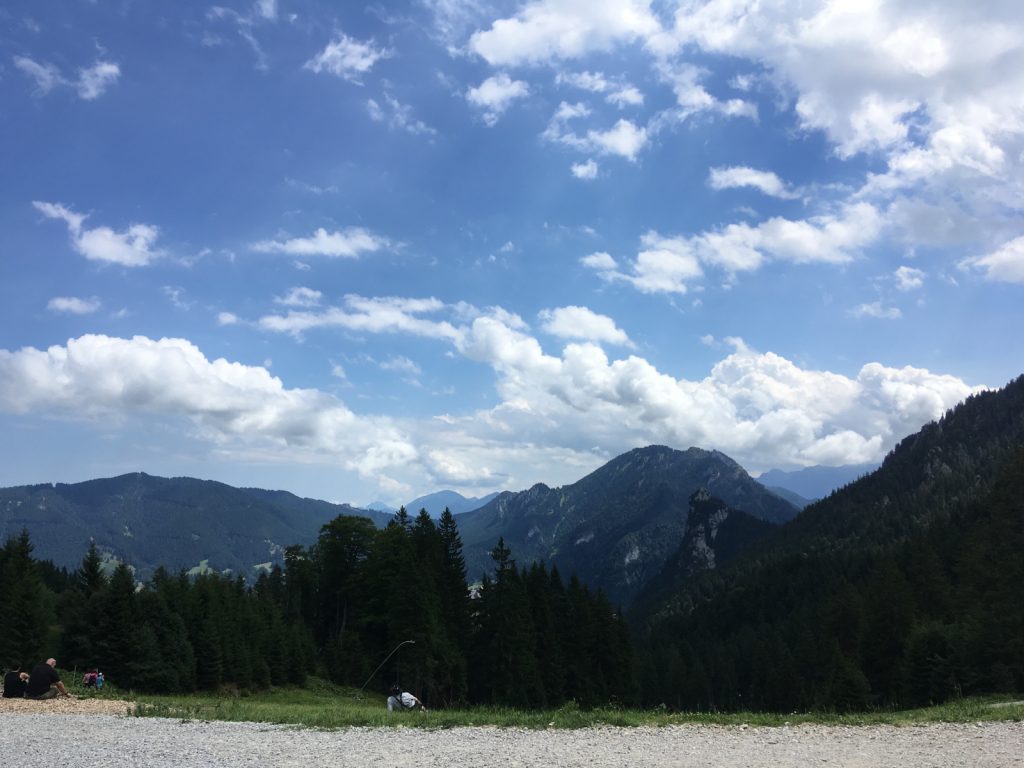 Blick vom Kolbensattel, Oberammergau