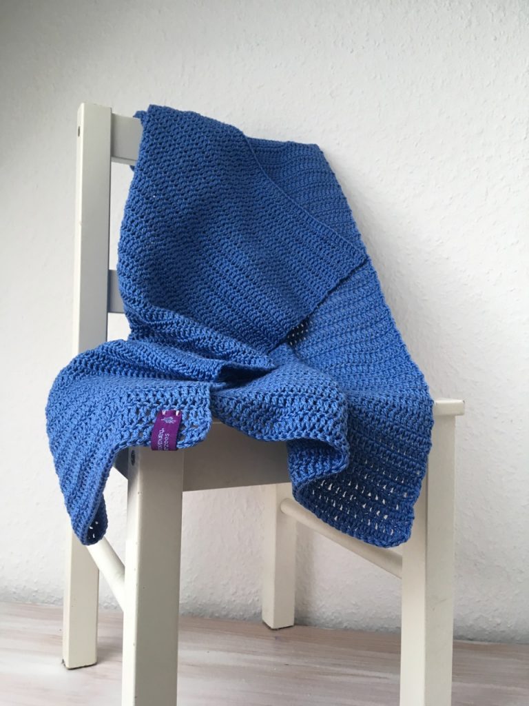 "Simplicity" gehäkelte Babydecke aus Baumwolle