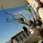 Easter eggs on twigs