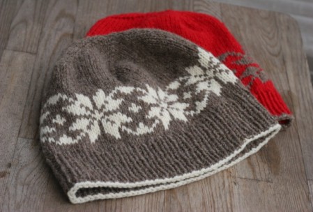 Snow Stars hat for kids and adults