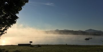Sonnenaufgang überm Riegsee